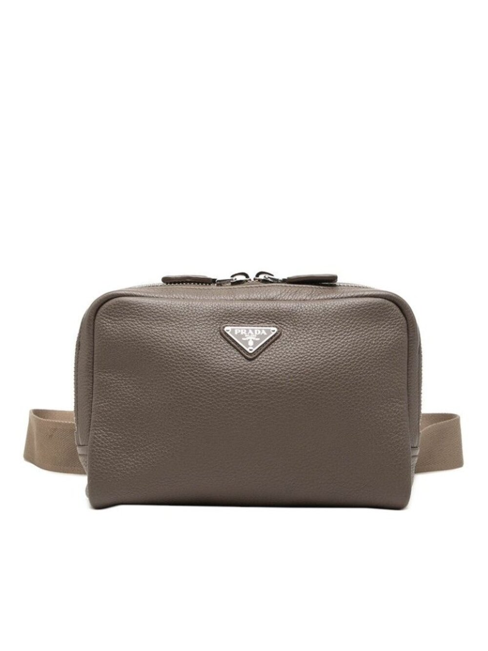 Prada Belt Bag Beige Leather